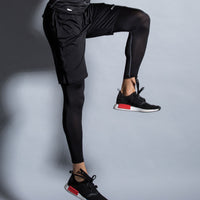 Men’s Compression Sports Leggings Full-Length Gym Tights